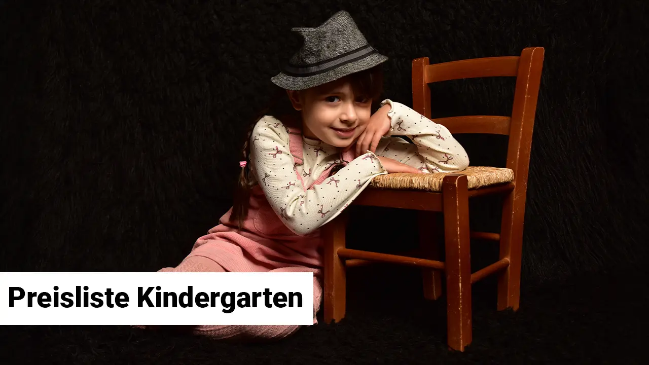 Preisliste für Kindergarten